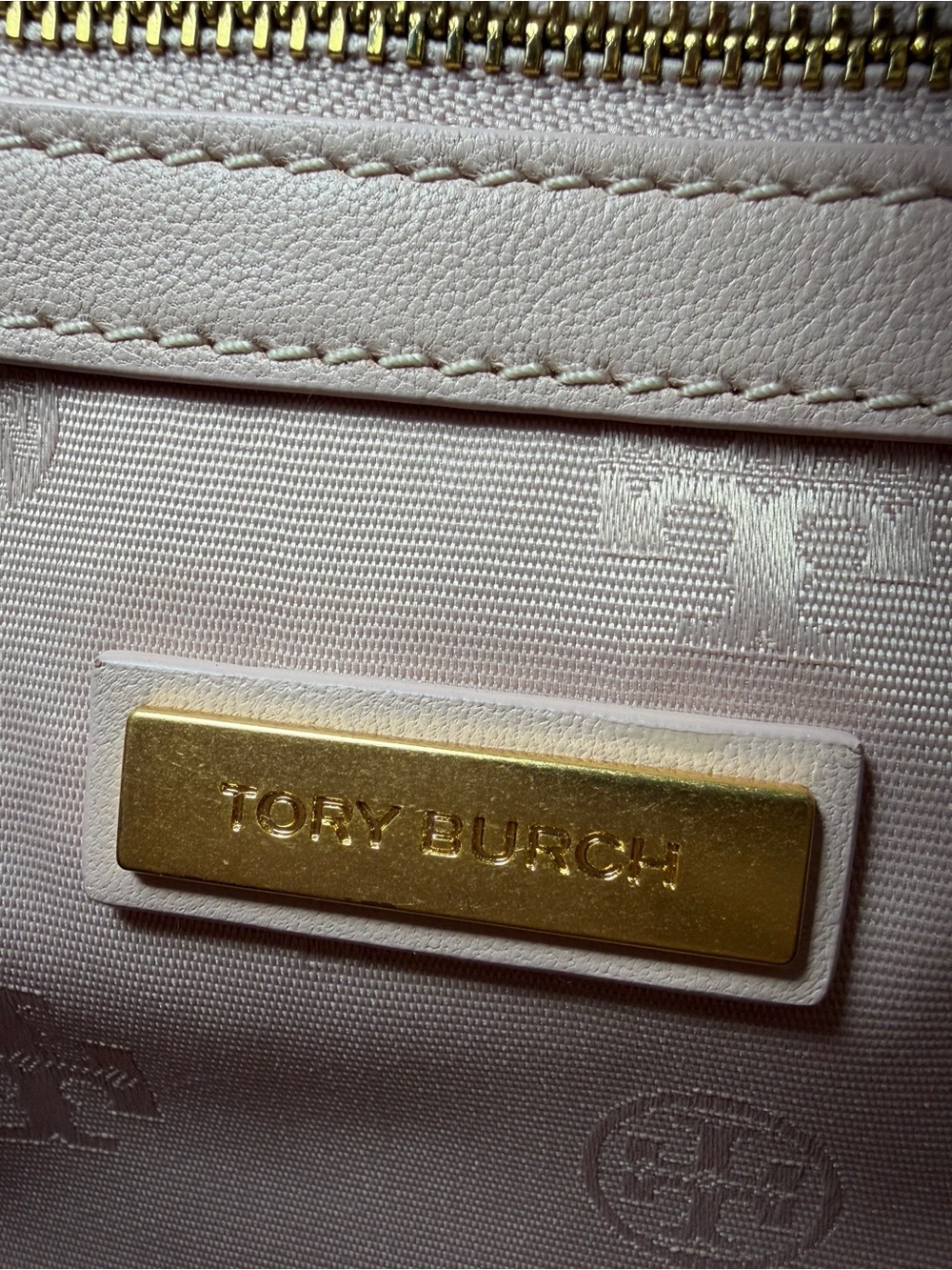 Tory Burch Britten Pink Leather Chain Shoulder Crossbody Bag - Picture 8 of 11